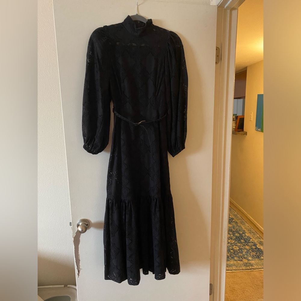 Zimmermann black lace dress. SZ 0. Work one time.